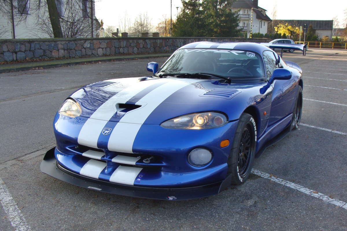 Maxton Design Передний гоночный сплиттер для Dodge VIPER GTS — изображение 2