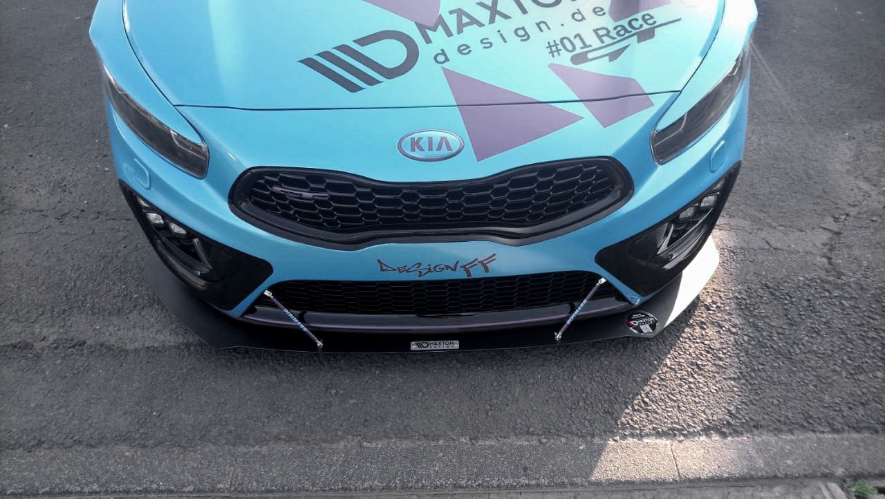 Maxton Design Передний гоночный сплиттер для KIA CEE'D / PRO CEE'D GT MK2 — изображение 3