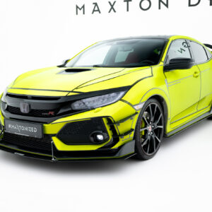 Maxton Design Передний гоночный сплиттер V.1 для Honda Civic Type-R Mk10 / Mk10 Facelift
