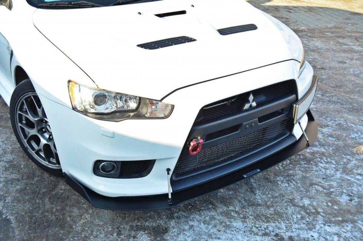 Maxton Design Передний гоночный сплиттер V.1 для Mitsubishi Lancer Evo X — изображение 2