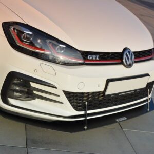 Maxton Design Передний гоночный сплиттер V.1 для Volkswagen Golf GTI / GTD Mk7 (рестайлинг)