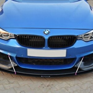 Maxton Design Передний гоночный сплиттер V.3 для BMW 4 Coupe / Gran Coupe / Cabrio M-Pack F32 / F36 / F33