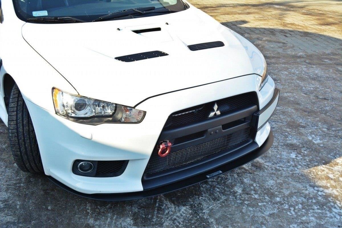 Maxton Design Передний гоночный сплиттер V.3 для Mitsubishi Lancer Evo X — изображение 2