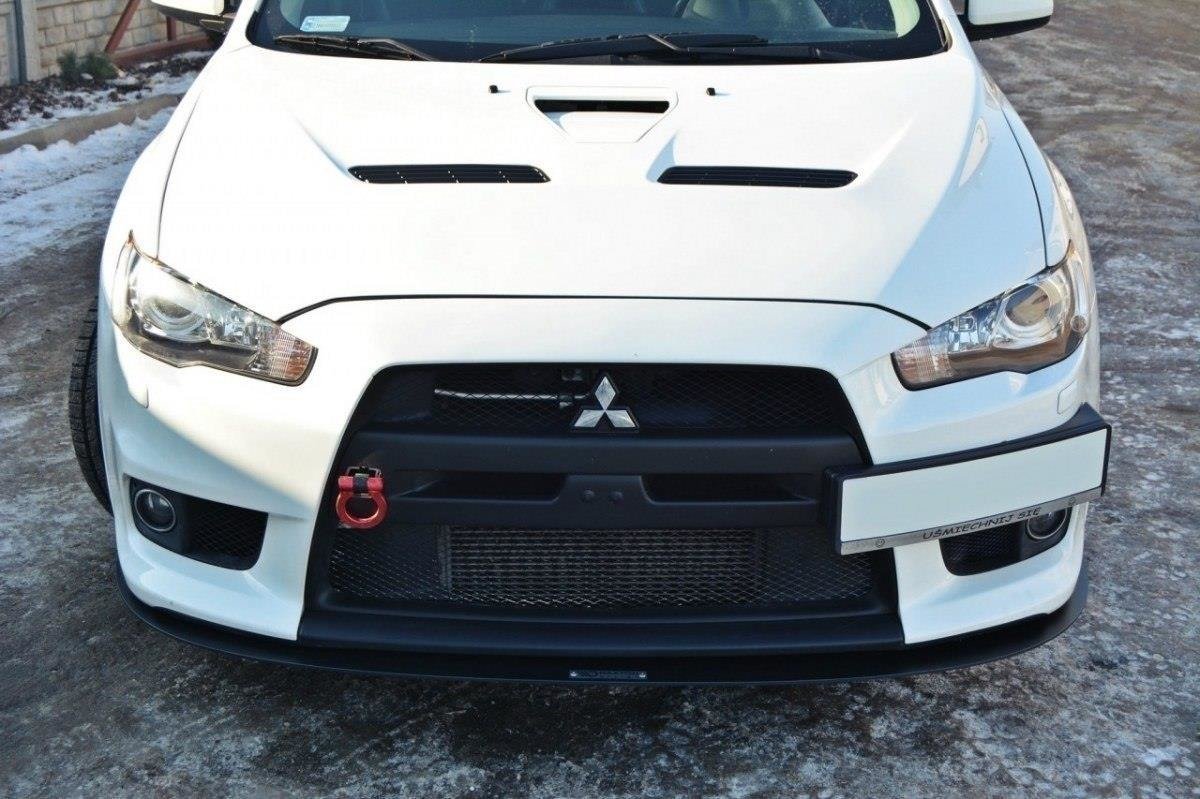 Maxton Design Передний гоночный сплиттер V.3 для Mitsubishi Lancer Evo X