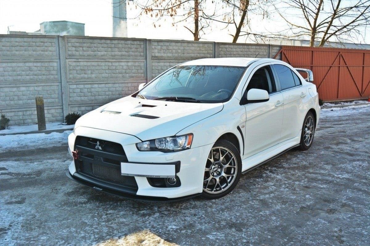 Maxton Design Передний гоночный сплиттер V.3 для Mitsubishi Lancer Evo X — изображение 3