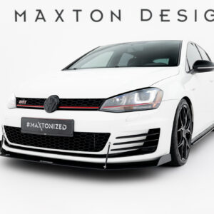 Maxton Design Передний гоночный сплиттер для Volkswagen Golf GTI / GTD Mk7