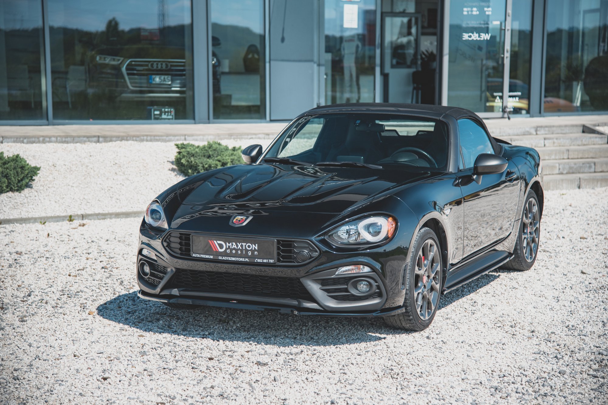 Maxton Design Передний сплиттер Abarth 124 Spider