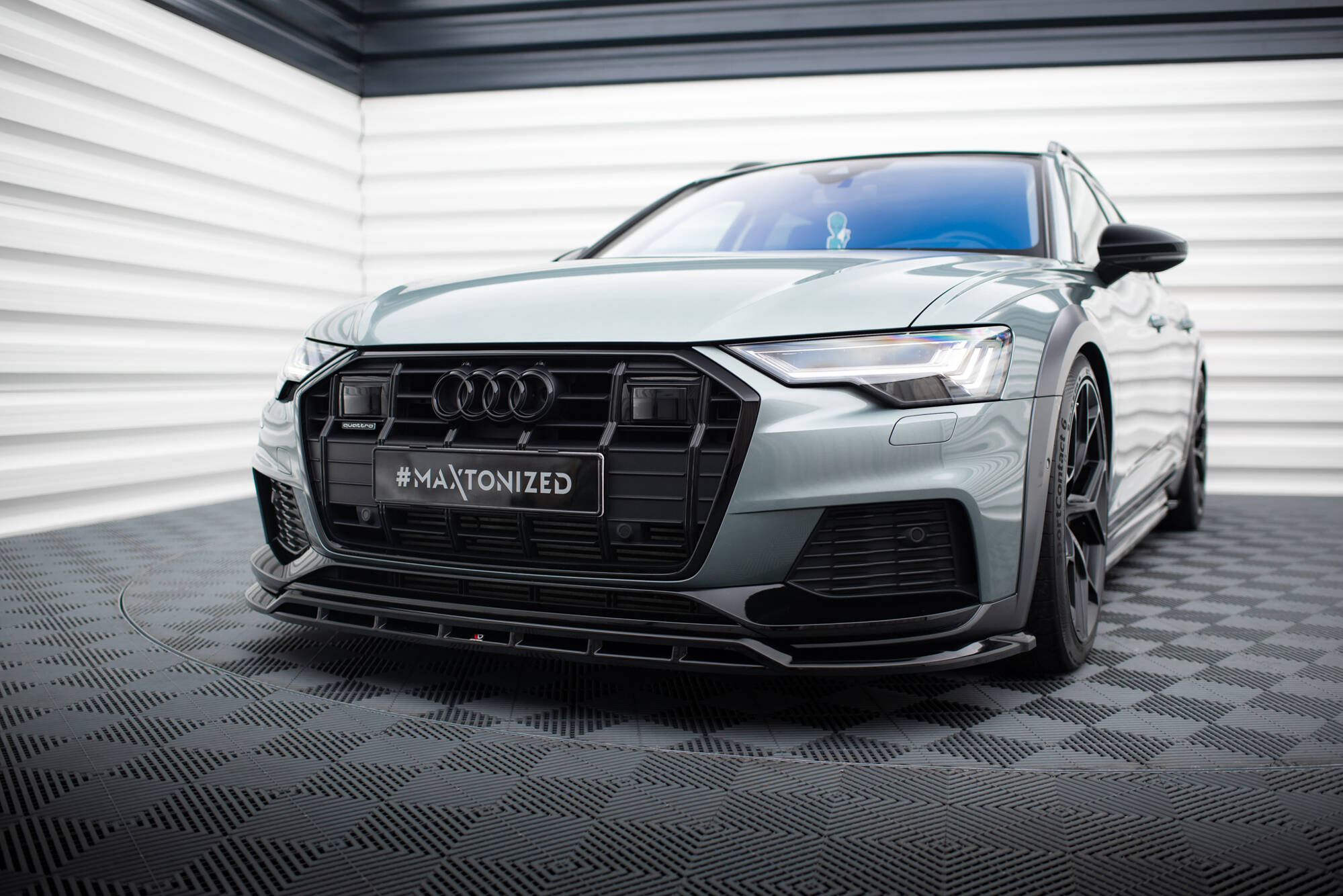 Maxton Design Передний сплиттер Audi A6 Allroad C8