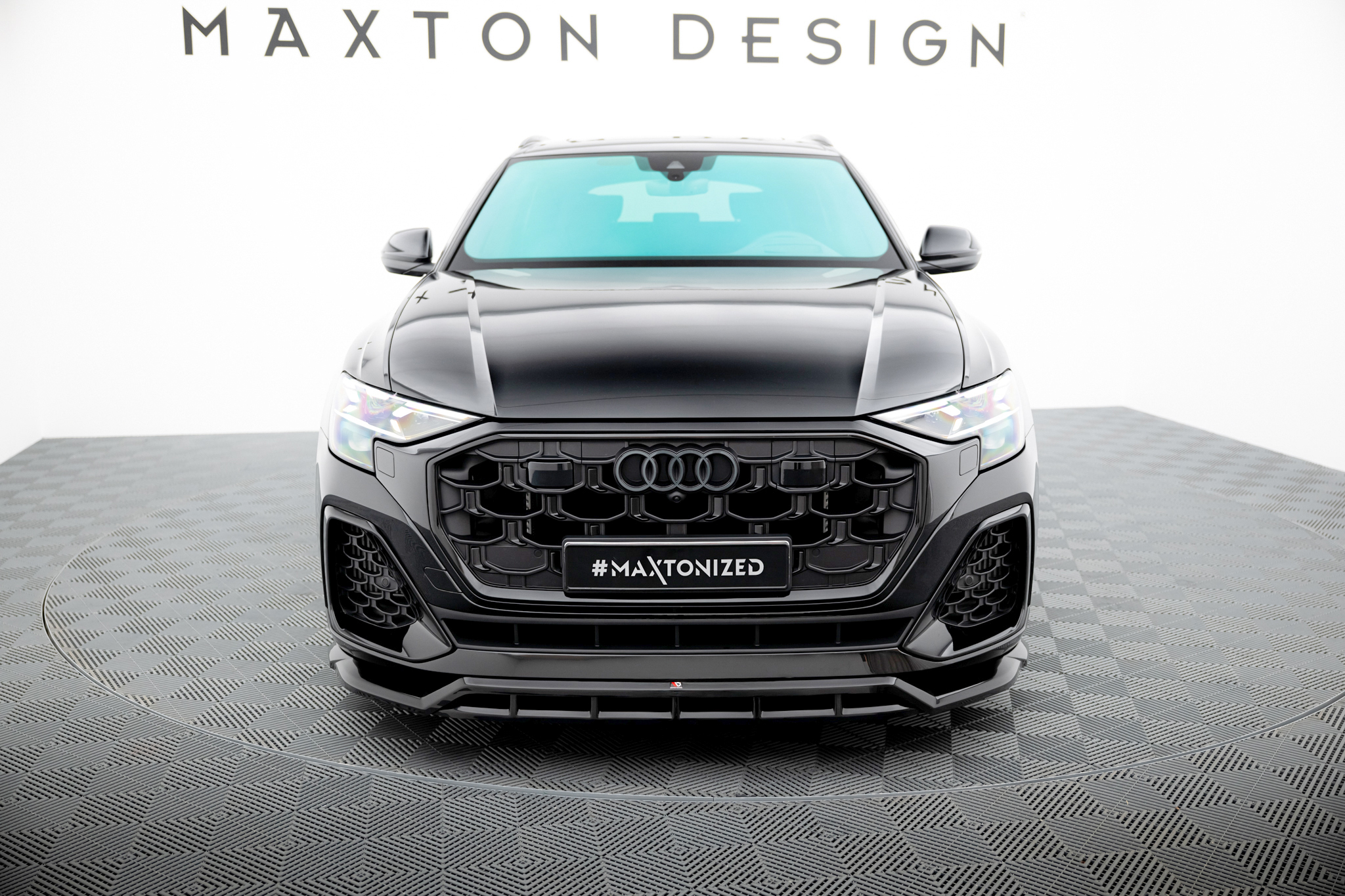Maxton Design Передний сплиттер Audi SQ8 / Q8 S-Line Mk1 Facelift — изображение 2