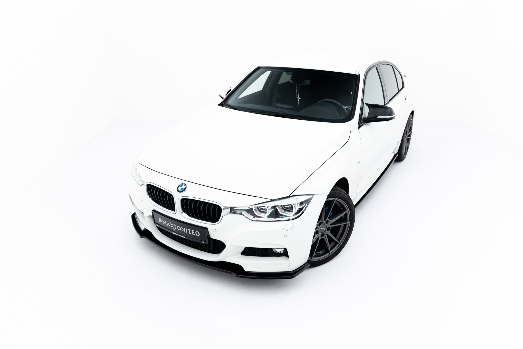 Maxton Design Передний сплиттер BMW 3 M-Pack F30 / F30 Facelift — изображение 2
