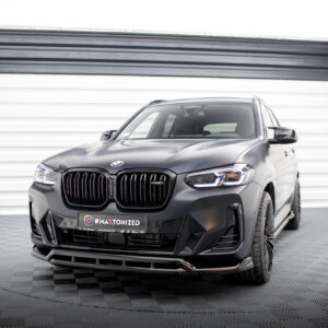 Maxton Design Передний сплиттер BMW X3 M-Pack G01 Facelift / iX3 M-Pack G08 Facelift