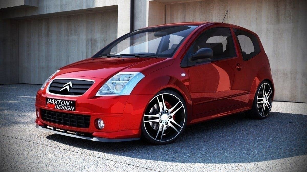 Maxton Design Передний сплиттер для Citroen C2 VTS