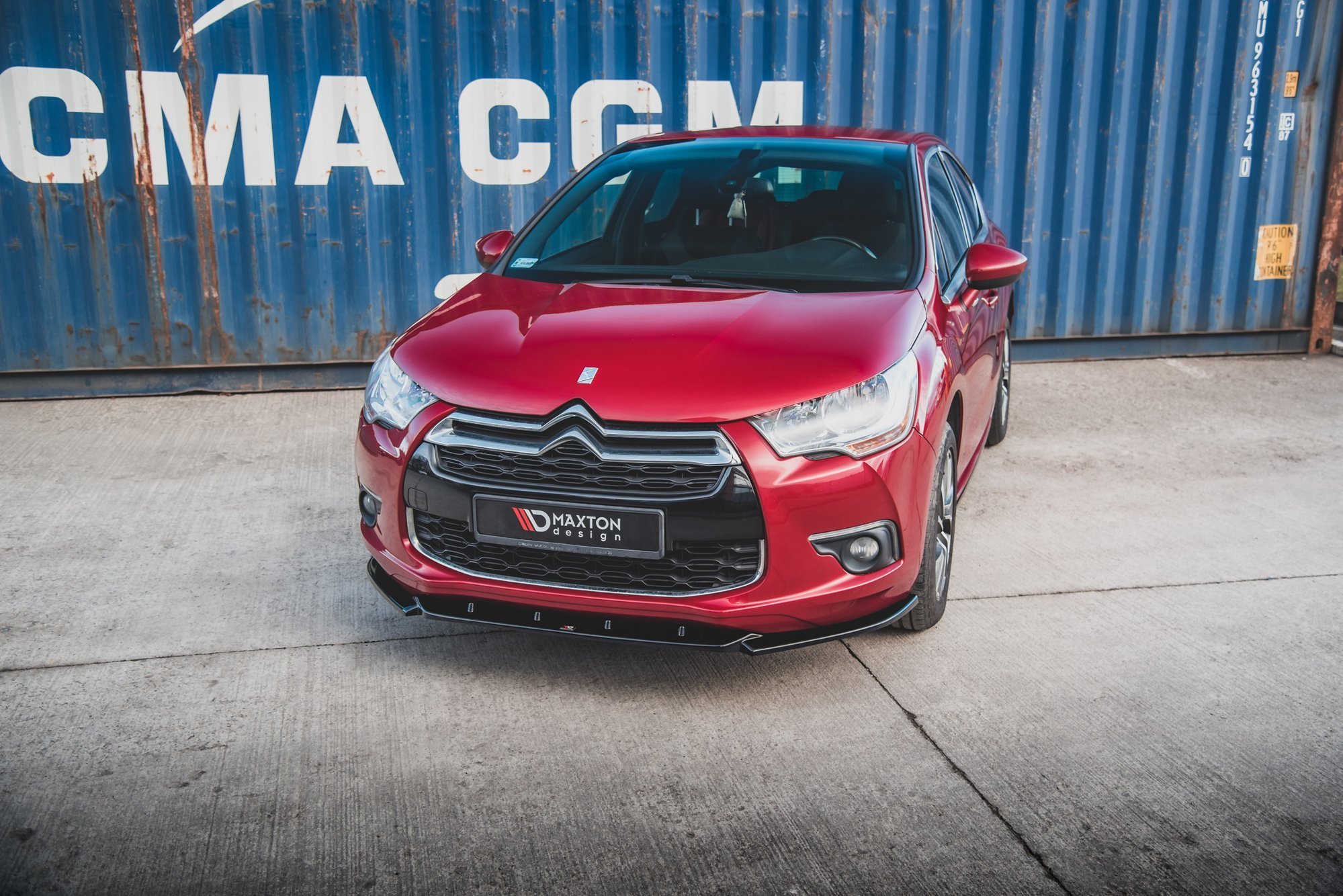 Maxton Design Передний сплиттер Citroen DS4