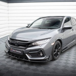 Maxton Design Передний сплиттер + брызговики для Honda Civic Sport Mk 10