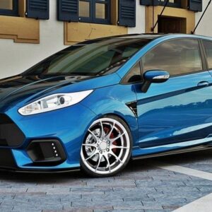 Maxton Design Передний сплиттер (бампер в стиле Focus RS) Ford Fiesta Mk7 FL
