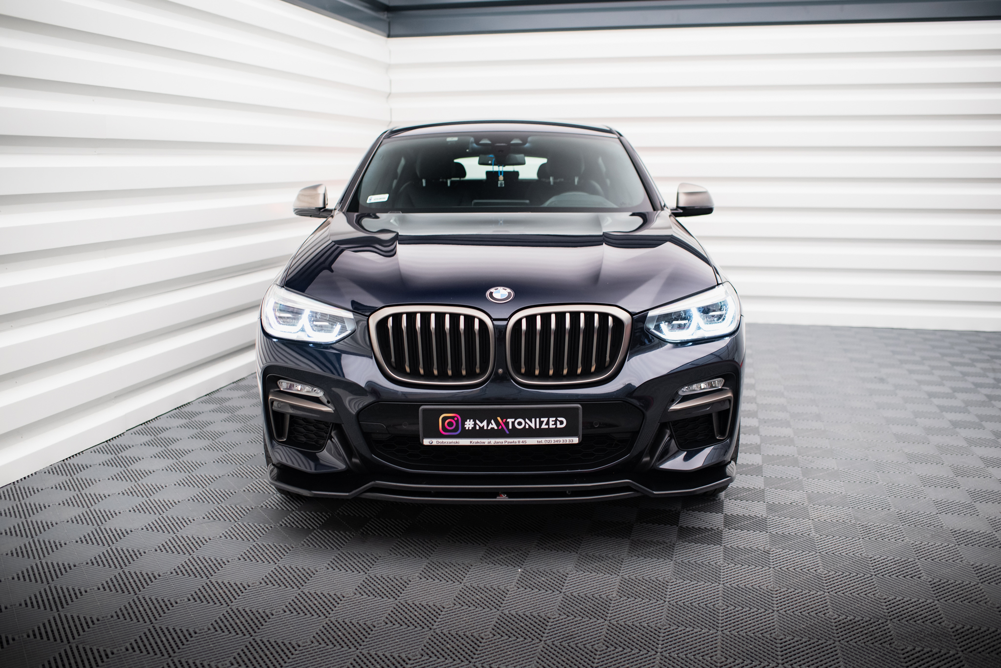 Maxton Design Передний сплиттер для BMW X4 M-Pack G02 — изображение 2