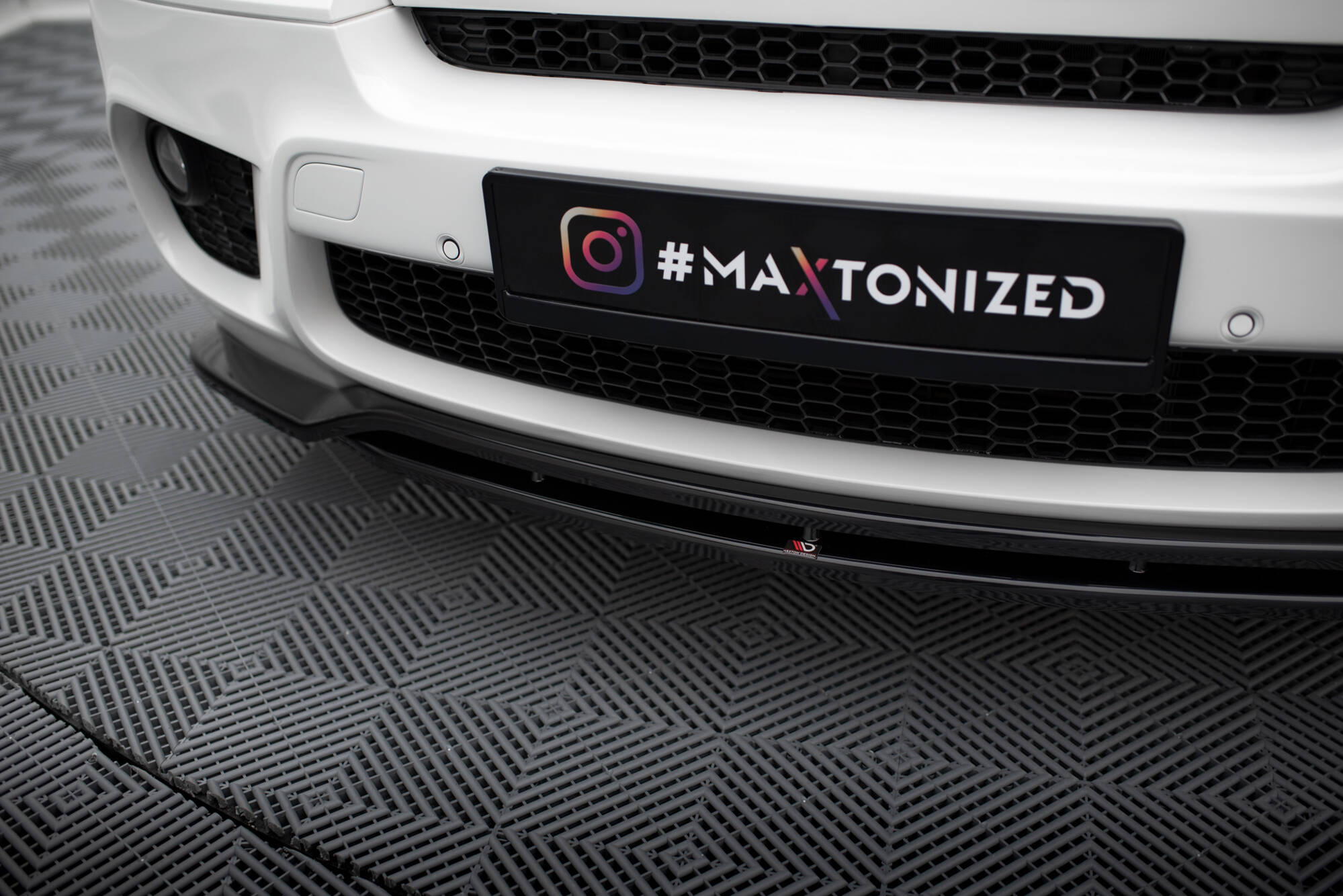 Maxton Design Передний сплиттер для BMW X5 E70 Facelift M pack — изображение 3