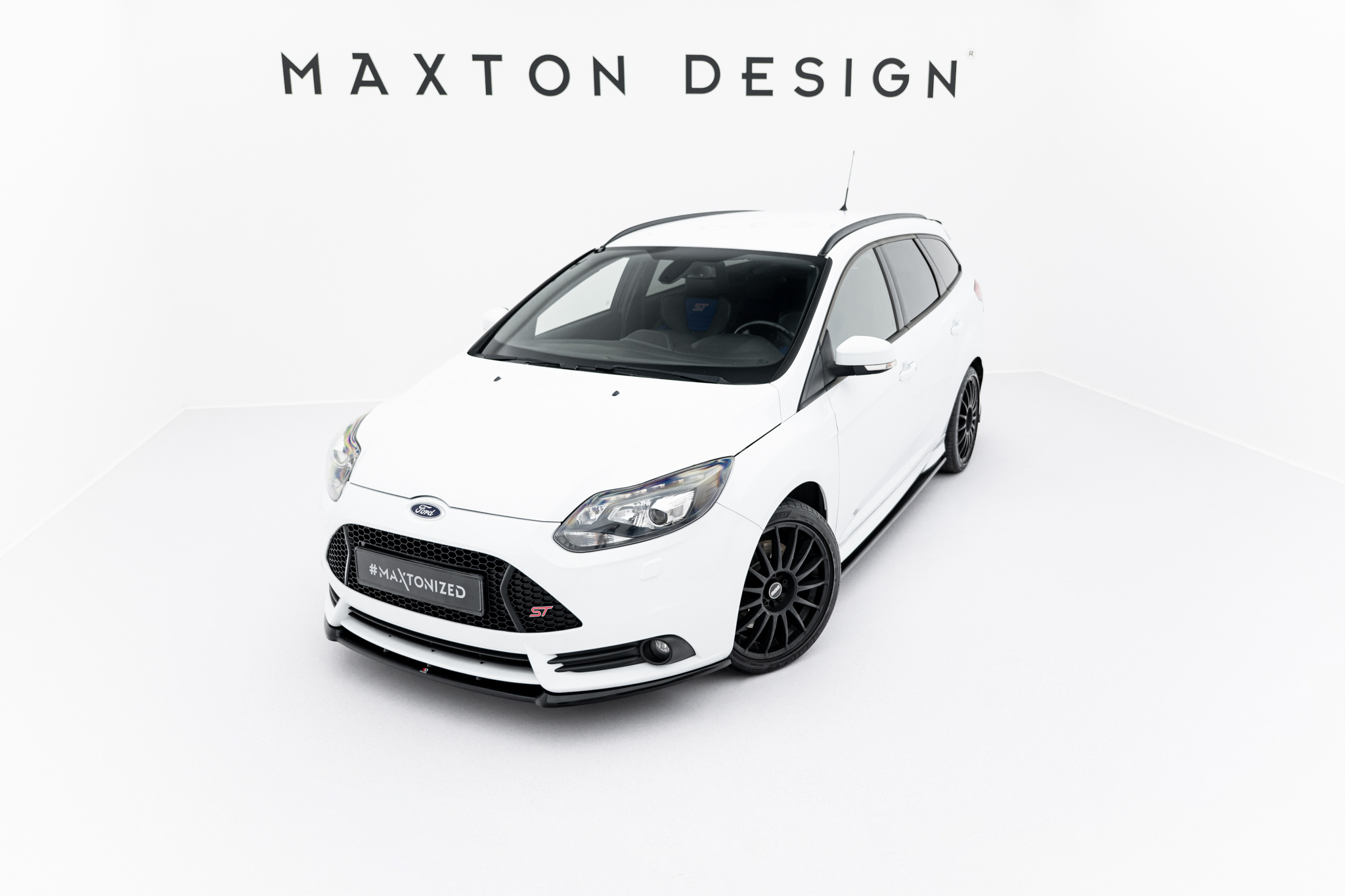 Maxton Design Передний сплиттер для Ford Focus ST Mk3 (Cupra) — изображение 3