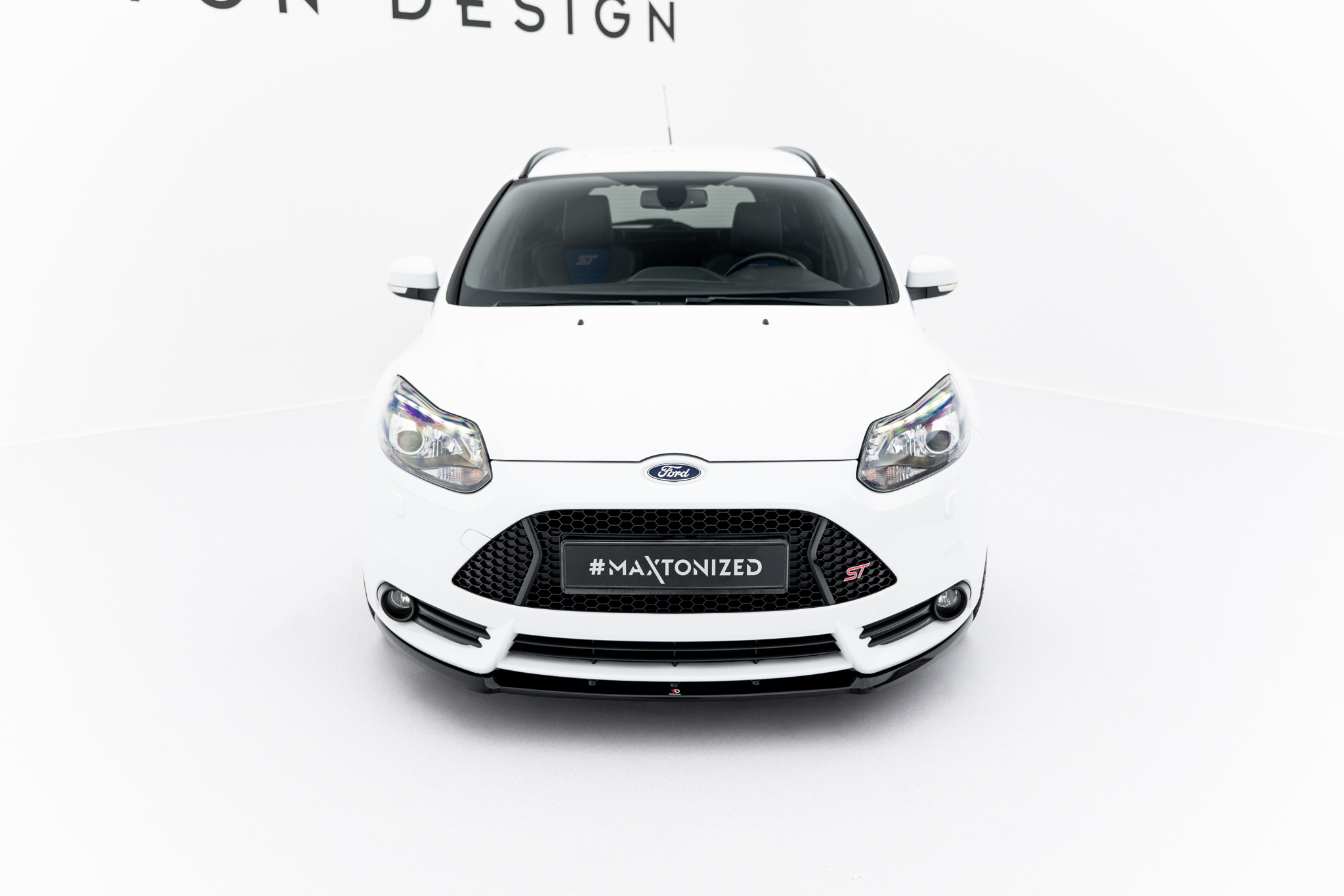 Maxton Design Передний сплиттер для Ford Focus ST Mk3 (Cupra) — изображение 2