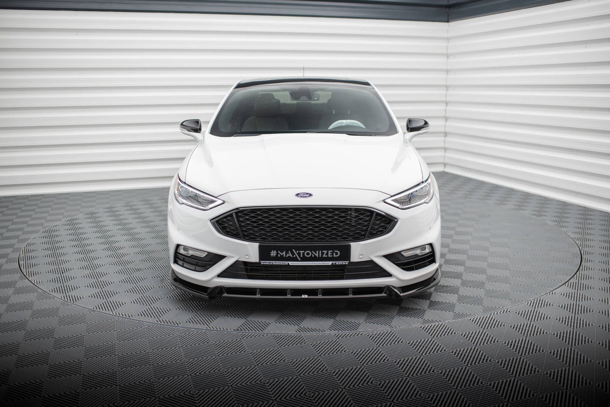 Maxton Design Передний сплиттер для Ford Mondeo Sport Mk5 Facelift / Fusion Sport Mk2 Facelift — изображение 2