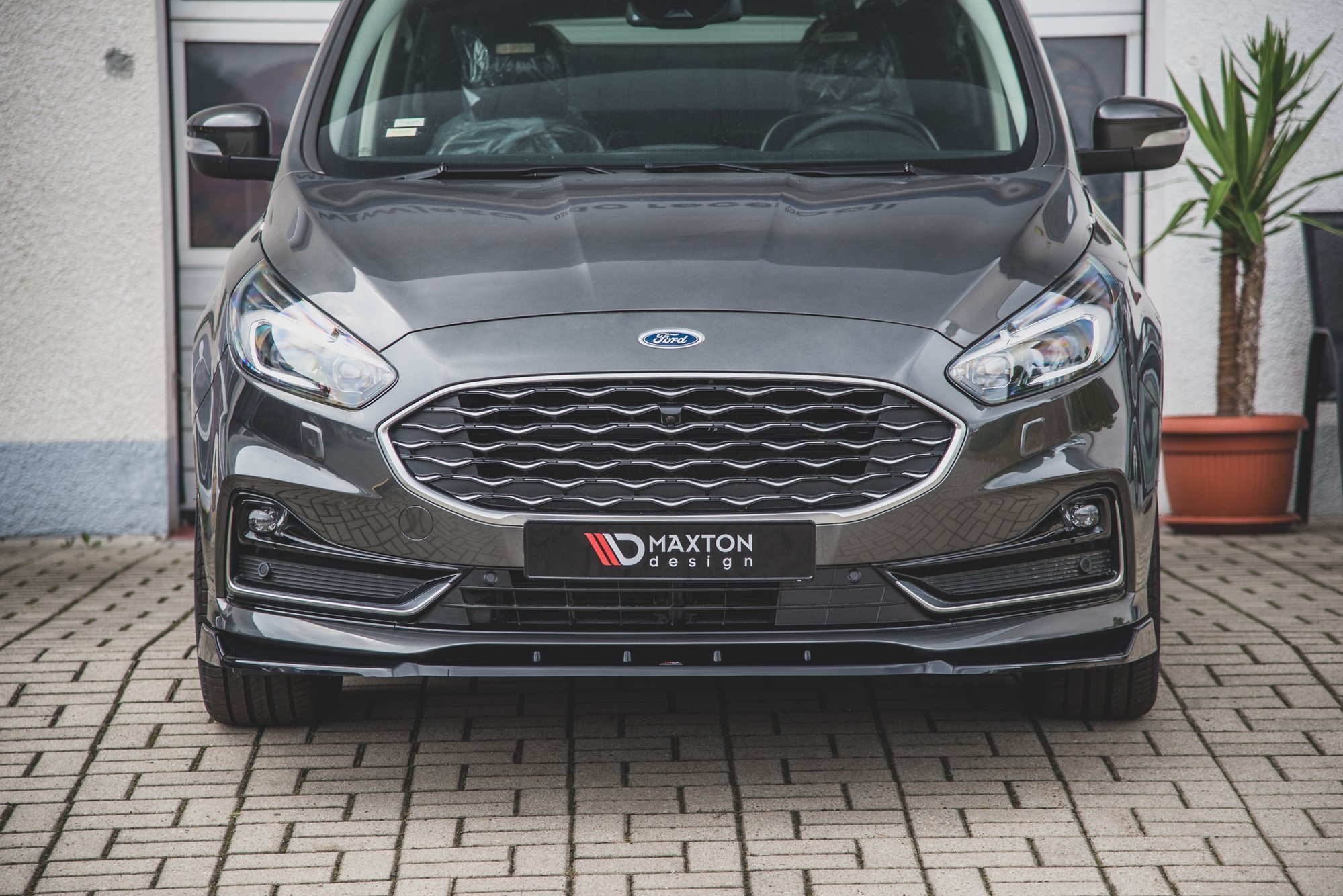 Maxton Design Передний сплиттер Ford S-Max Mk2 рестайлинг