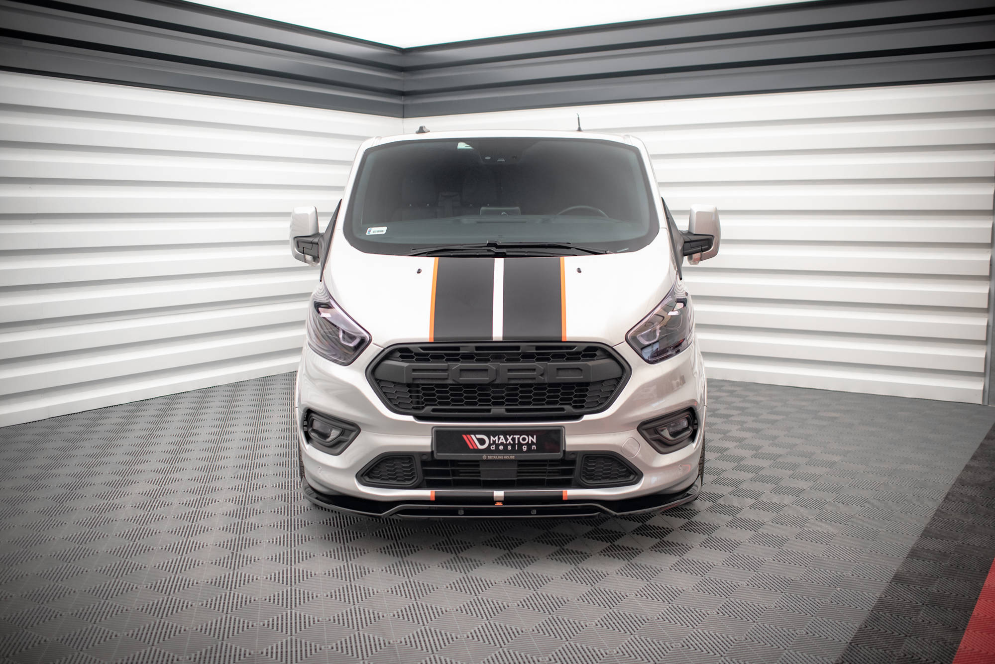 Maxton Design Передний сплиттер Ford Transit Custom ST-Line Mk1 Facelift — изображение 2