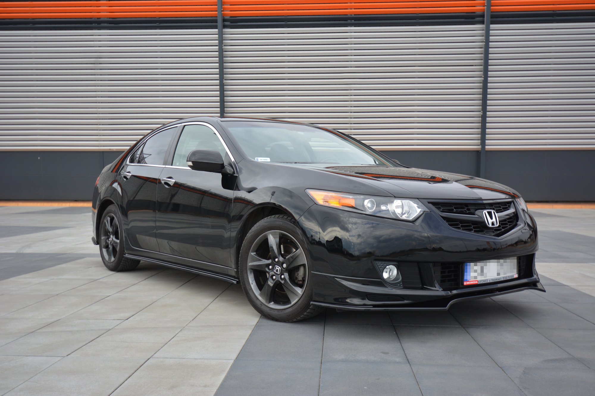 Maxton Design Передний сплиттер для Honda Accord MK.8 Type-S (серия Cu) Preface Sedan