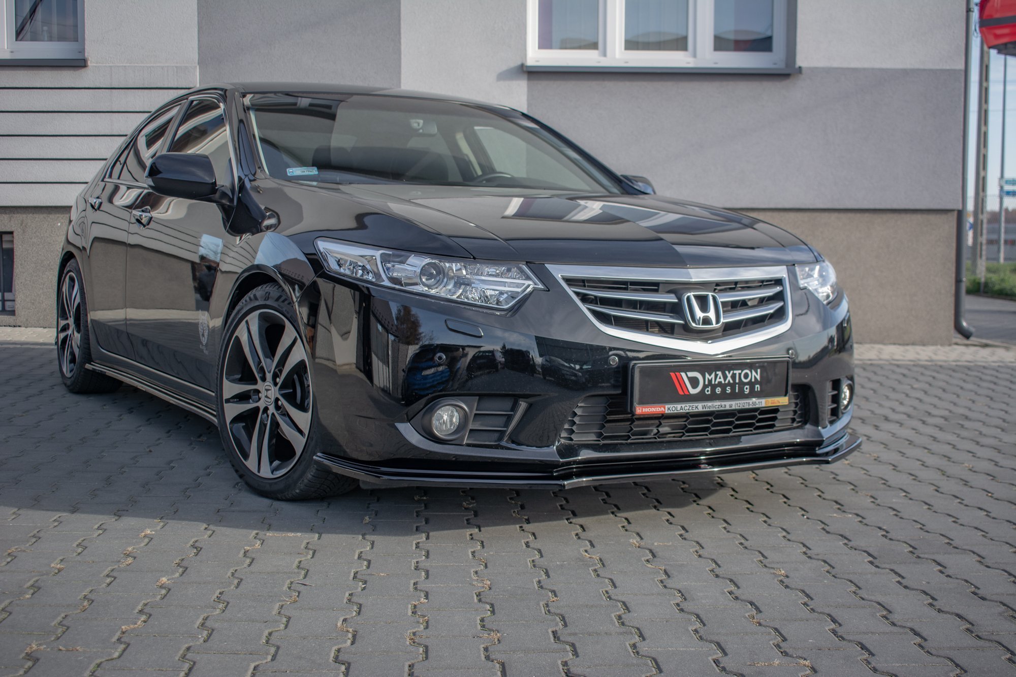 Maxton Design Передний сплиттер Honda Accord VIII (серия CU) после рестайлинга — изображение 3