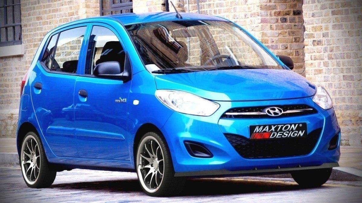 Maxton Design Передний сплиттер для Hyundai I10 MK1, рестайлинг (2010-2013 гг.)