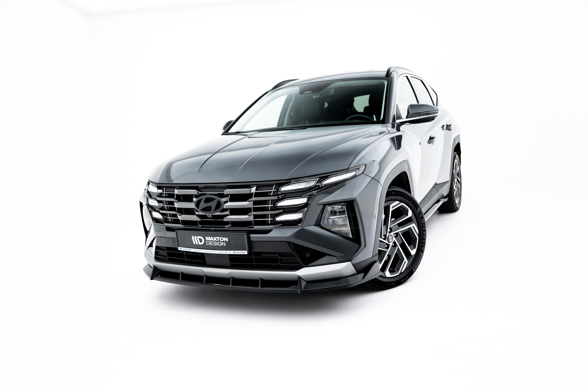 Maxton Design Передний сплиттер Hyundai Tucson Mk4 Facelift