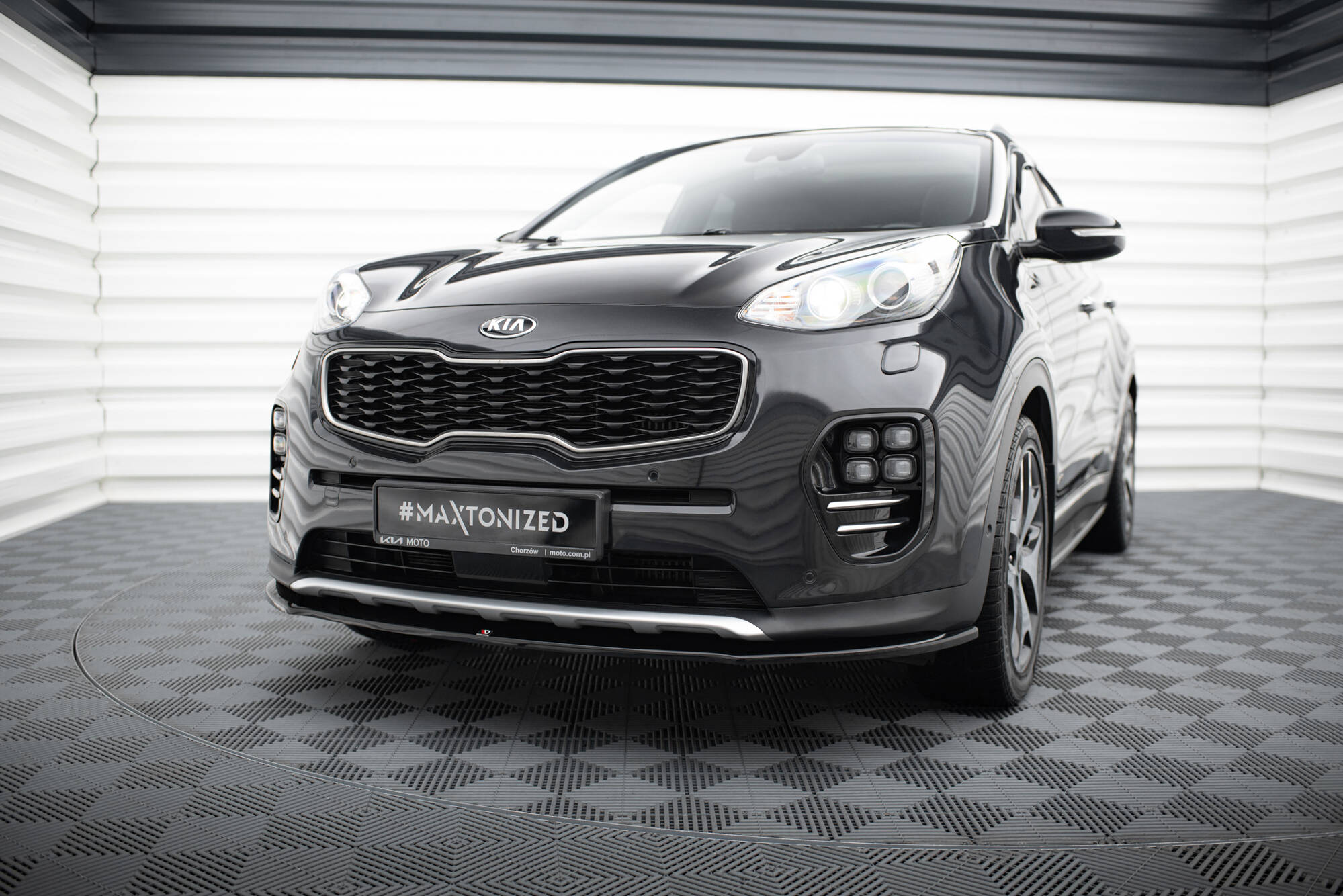 Maxton Design Передний сплиттер KIA Sportage MK4 GT-Line