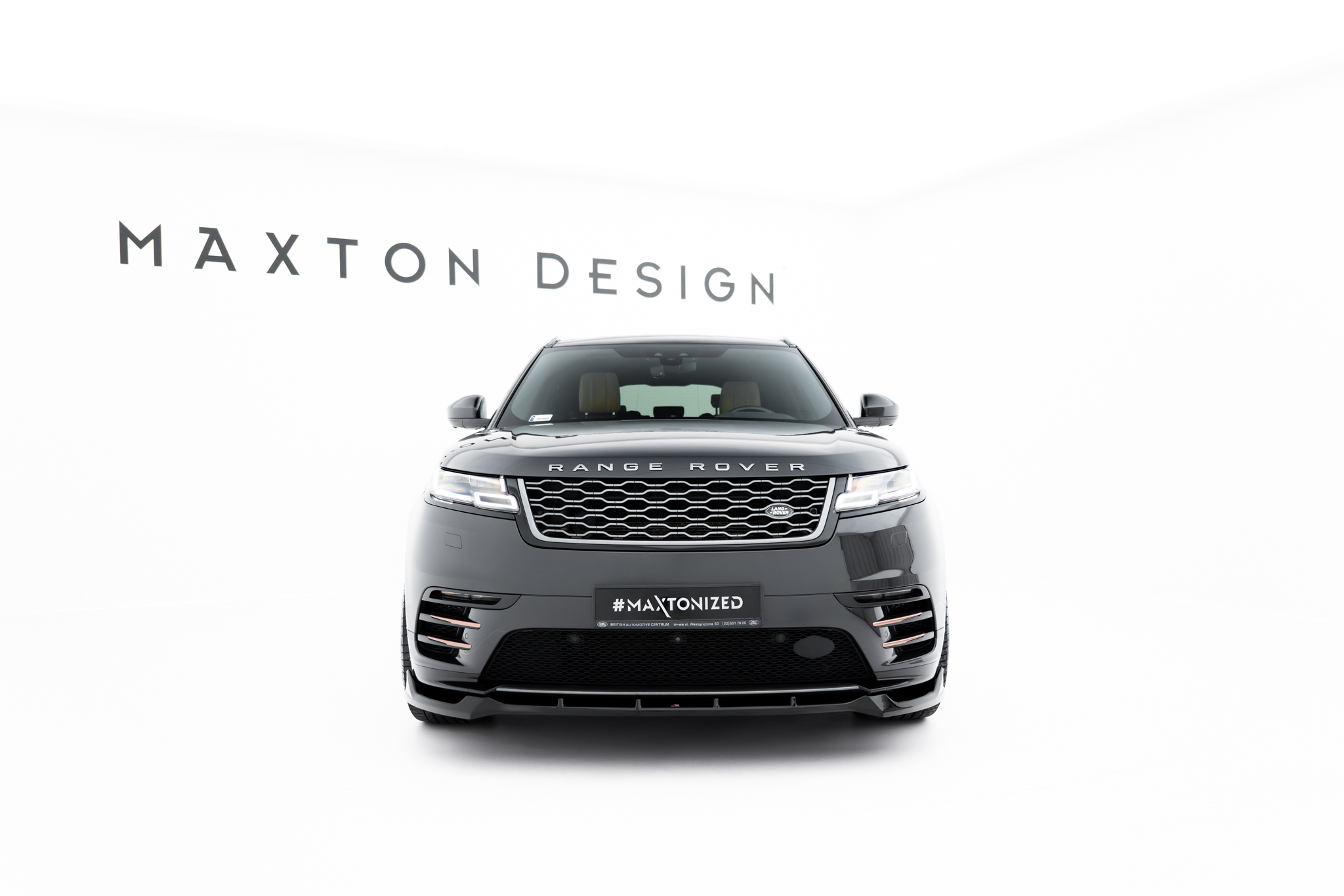 Maxton Design Передний сплиттер Land Rover Range Rover Velar R-Dynamic Mk1 — изображение 2