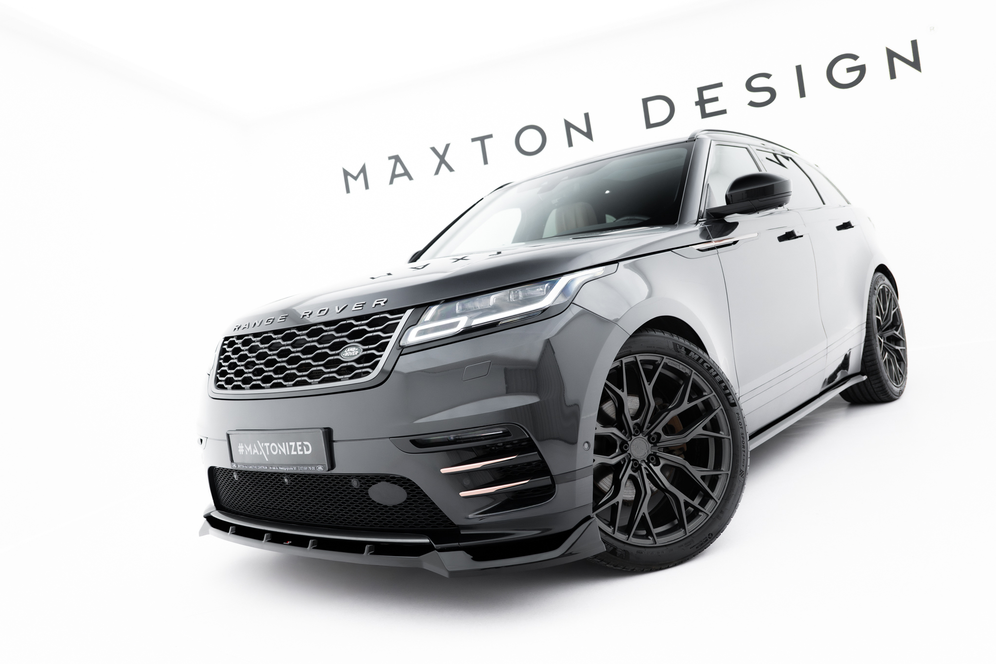Maxton Design Передний сплиттер Land Rover Range Rover Velar R-Dynamic Mk1 — изображение 3