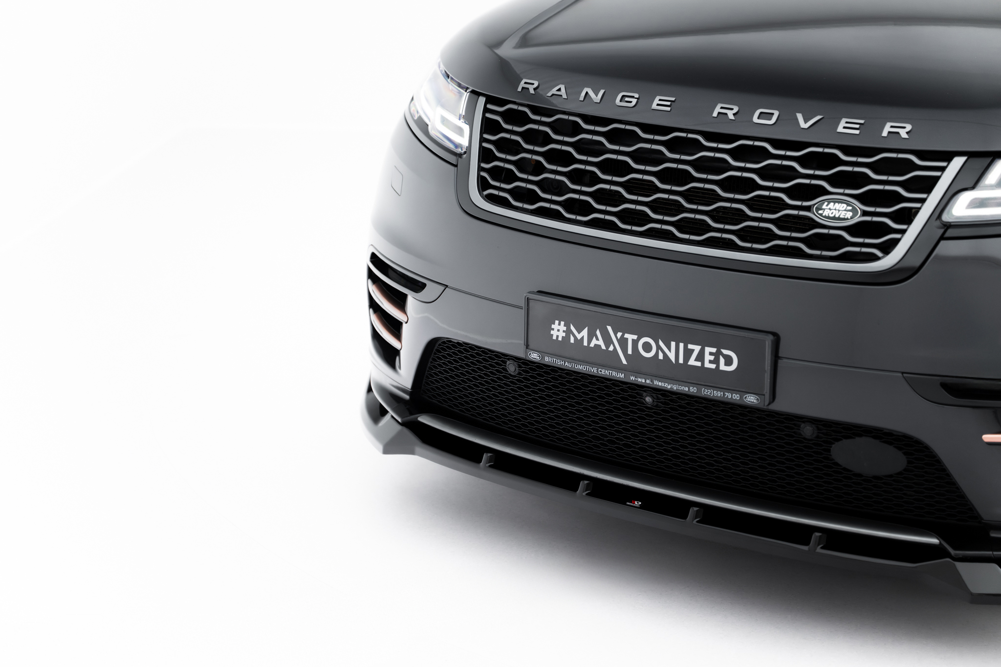 Maxton Design Передний сплиттер Land Rover Range Rover Velar R-Dynamic Mk1 — изображение 4