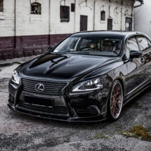 Maxton Design Передний сплиттер Lexus LS Mk4 после рестайлинга