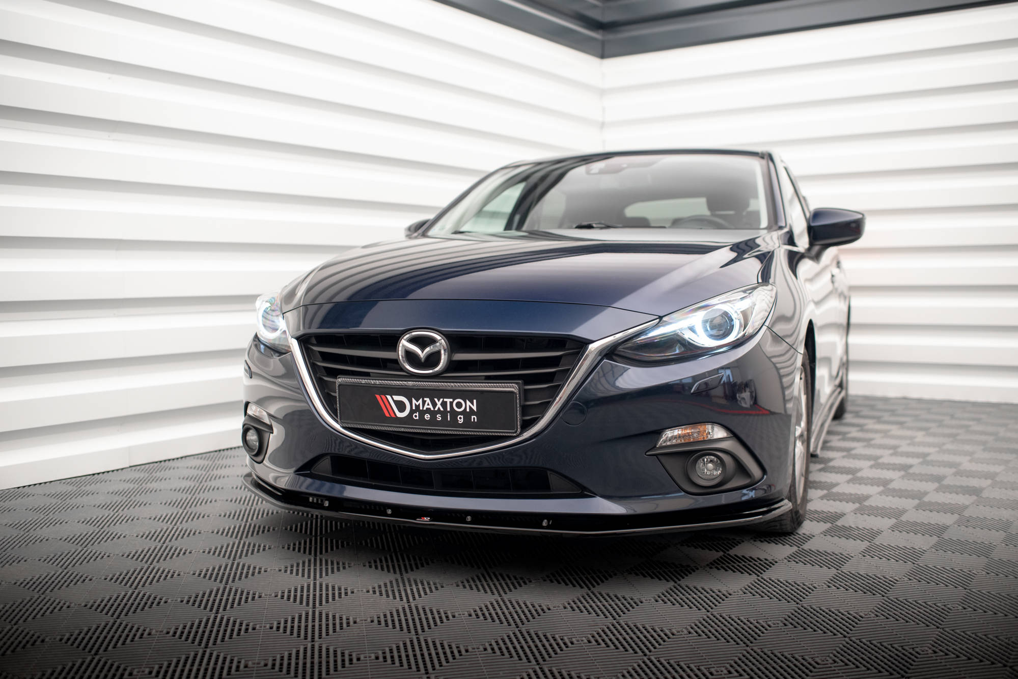 Maxton Design Передний сплиттер Mazda 3 Mk3