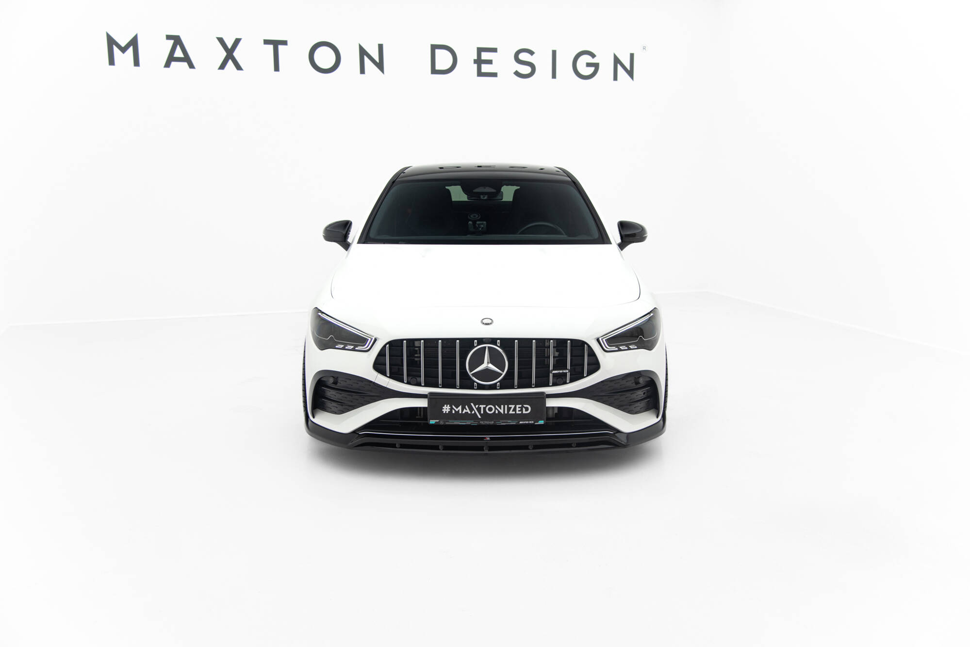 Maxton Design Передний сплиттер Mercedes-AMG CLA 35 Coupe / Shooting Brake C118 Facelift / X118 Facelift — изображение 2