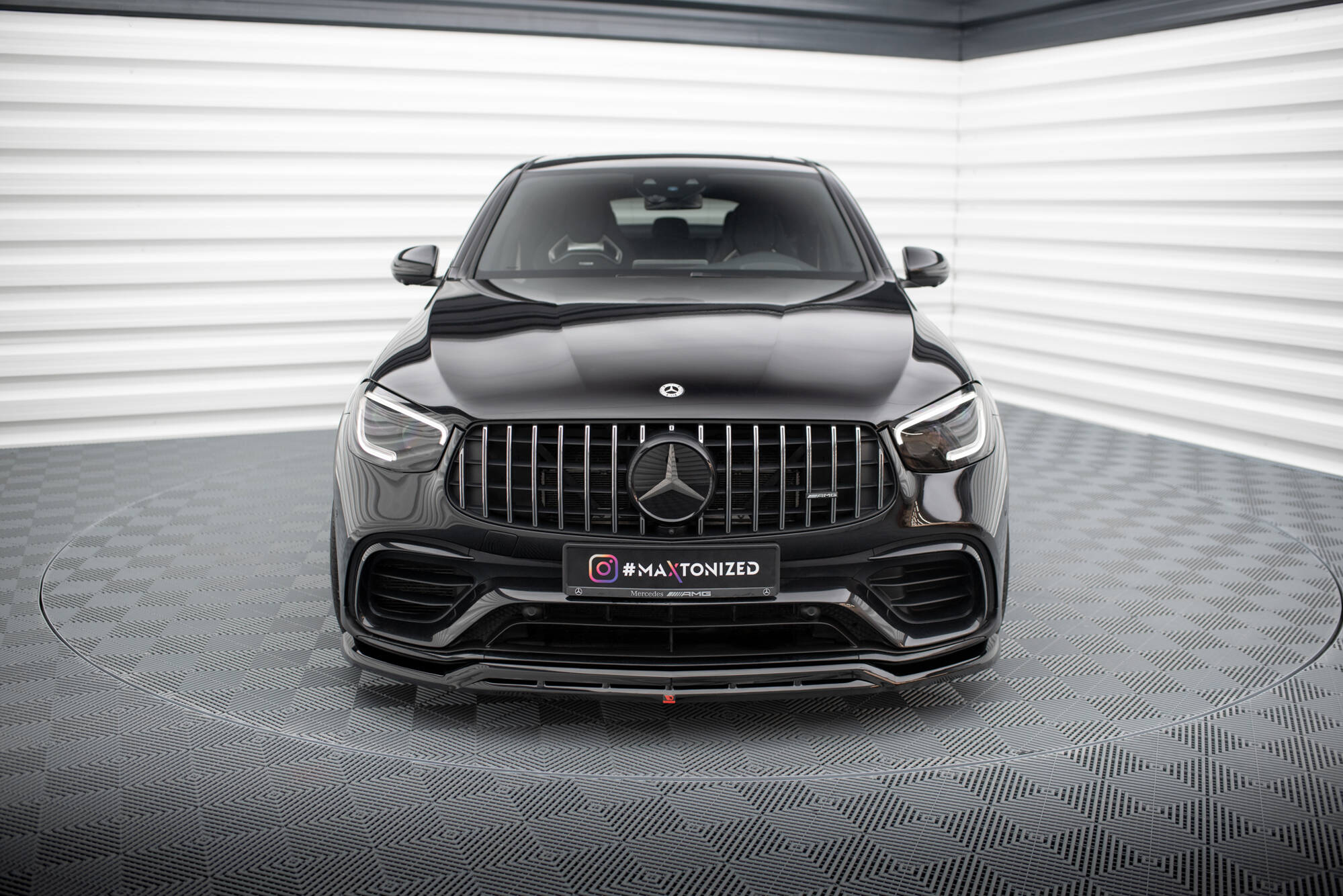 Maxton Design Передний сплиттер Mercedes-AMG GLC 63 SUV / Coupe X253 / C253 — изображение 2