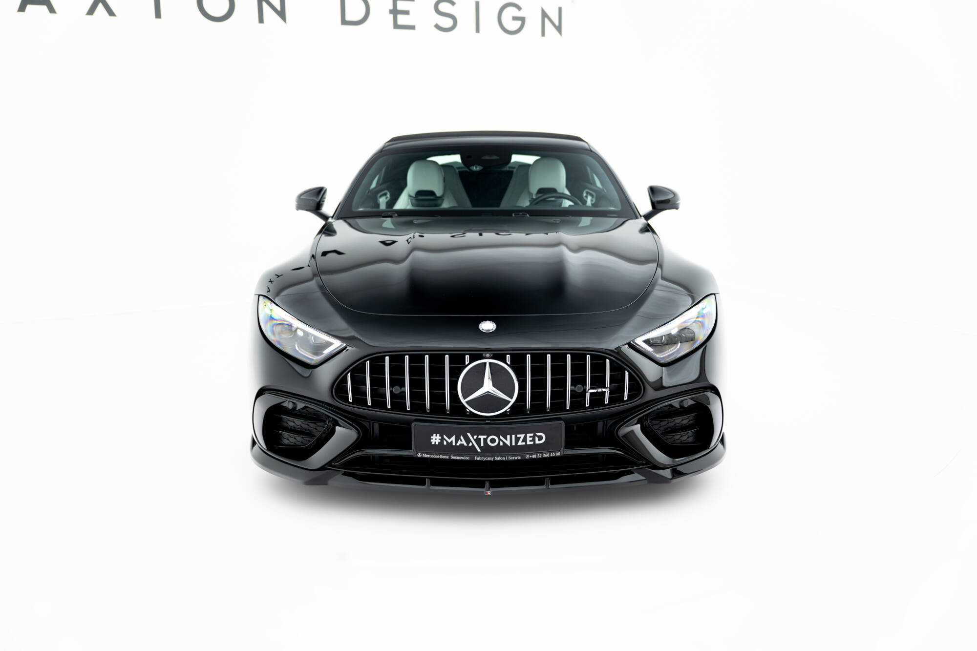 Maxton Design Передний сплиттер Mercedes-AMG SL 63 R232 — изображение 2