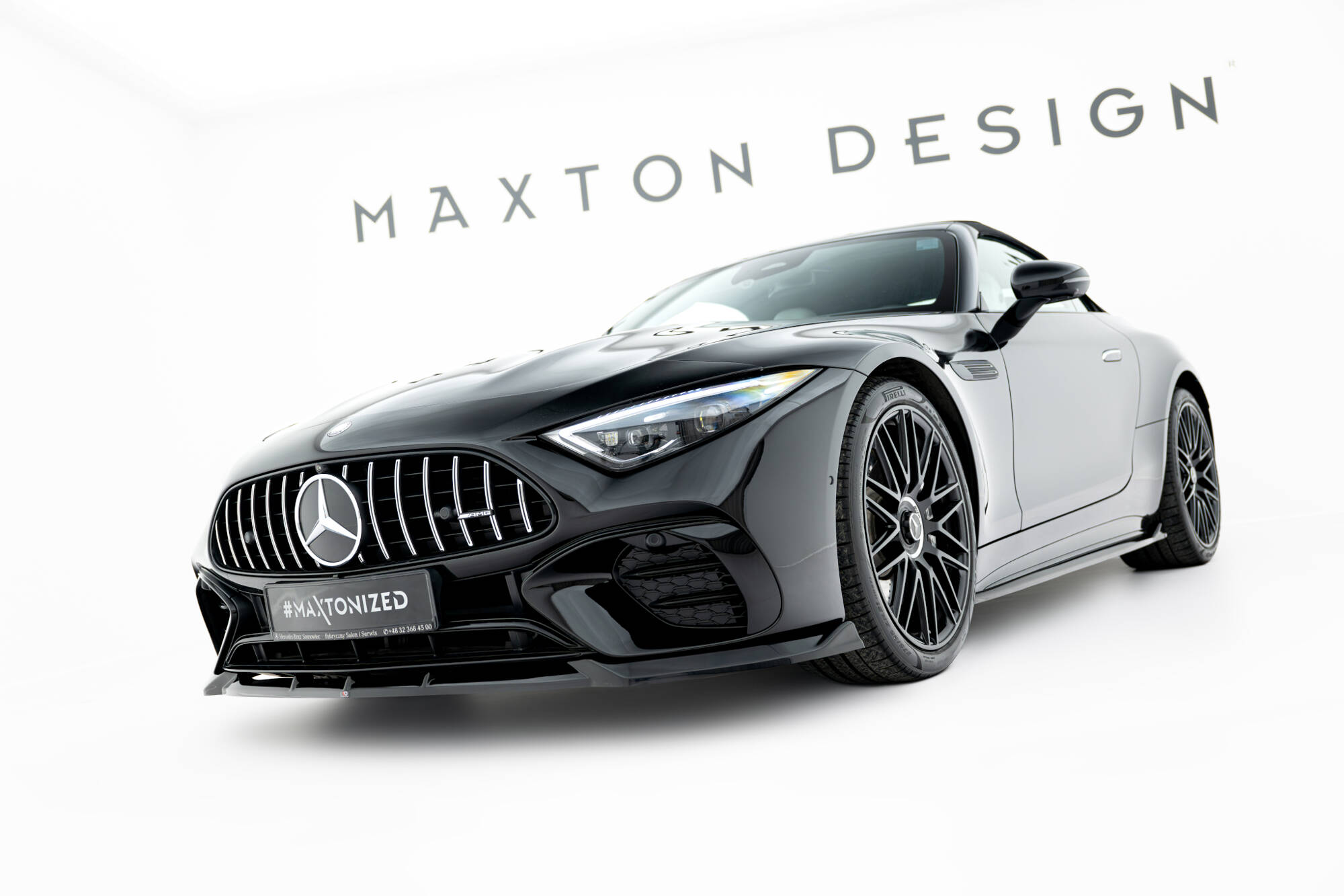 Maxton Design Передний сплиттер Mercedes-AMG SL 63 R232 — изображение 3