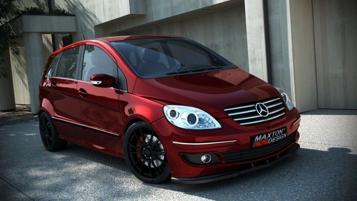Maxton Design Передний сплиттер Mercedes B-класса 245