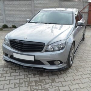 Maxton Design Передний сплиттер Mercedes-Benz C Седан / Универсал AMG-Line W204 / S204