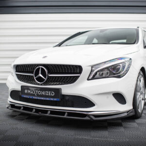 Maxton Design Передний сплиттер Mercedes-Benz CLA C117 после рестайлинга