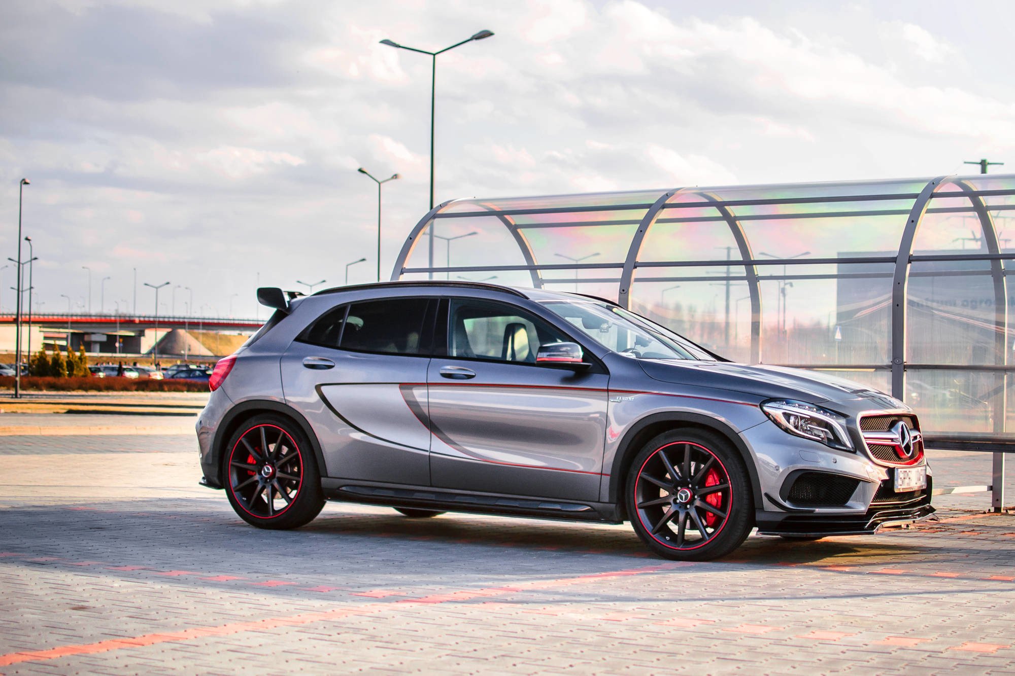 Maxton Design Передний сплиттер Mercedes-Benz GLA 45 AMG — изображение 4