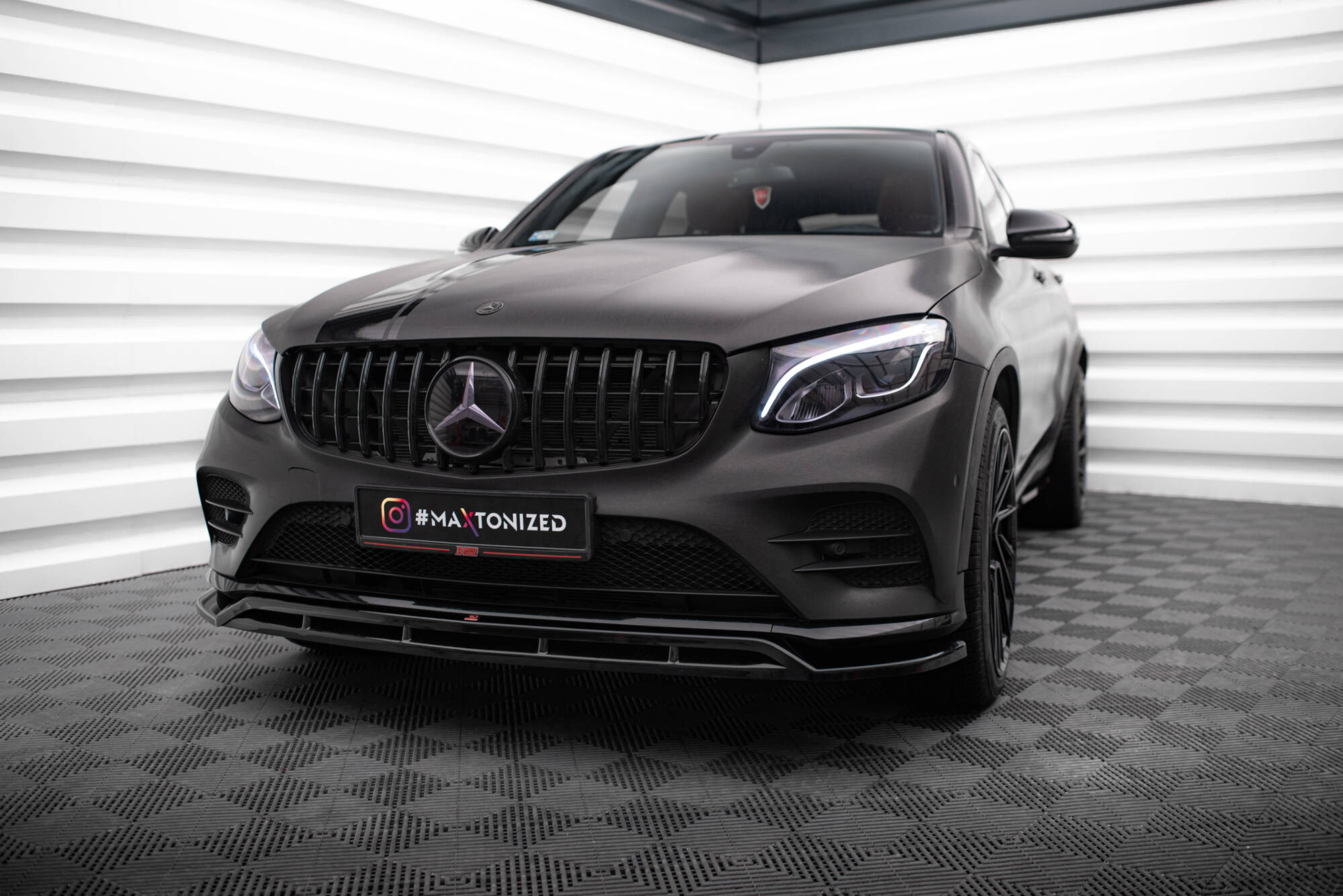 Maxton Design Передний сплиттер Mercedes-Benz GLC Coupe AMG-Line /43 AMG C253