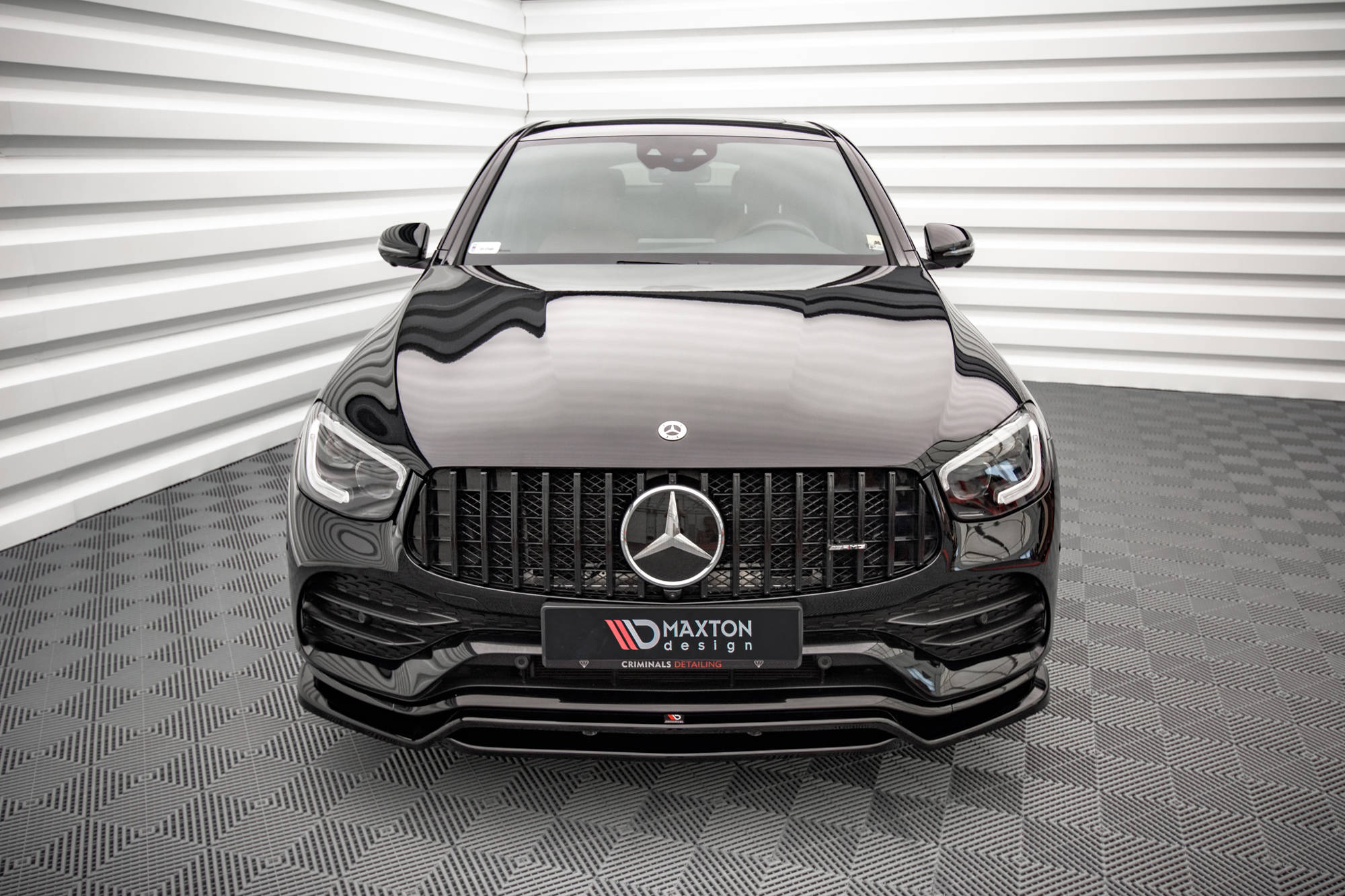 Maxton Design Передний сплиттер Mercedes-Benz GLC Coupe AMG-Line C253 — изображение 2