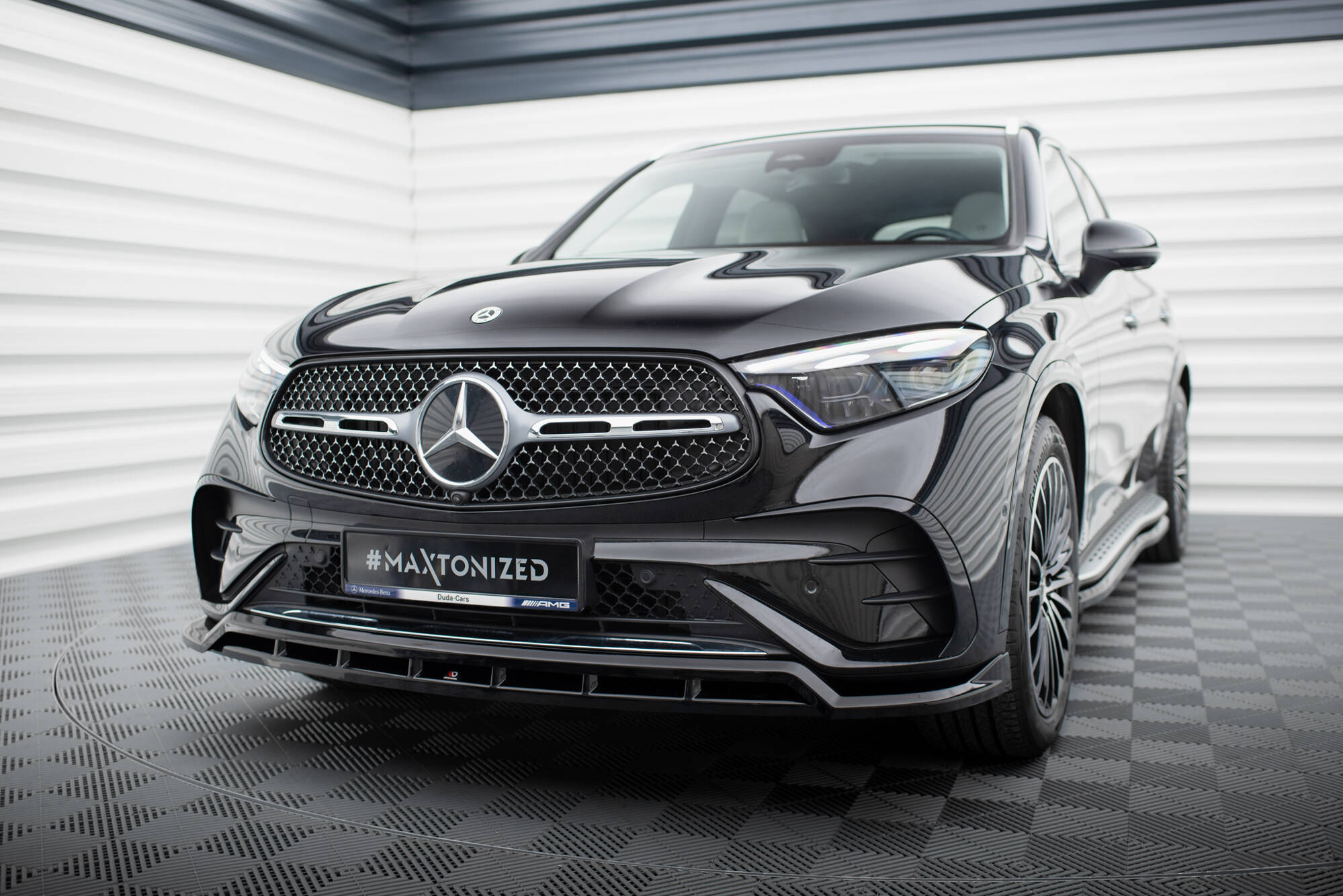 Maxton Design Передний сплиттер Mercedes-Benz GLC SUV / Coupe AMG-Line X254 / C254
