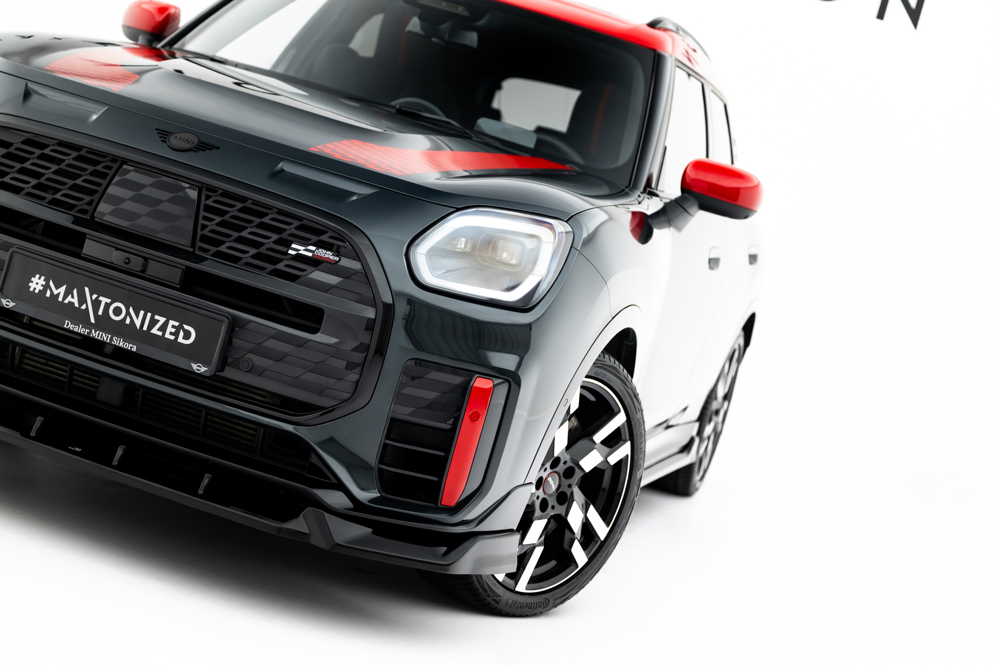 Maxton Design Передний спойлер Mini Countryman JCW U25 — изображение 3