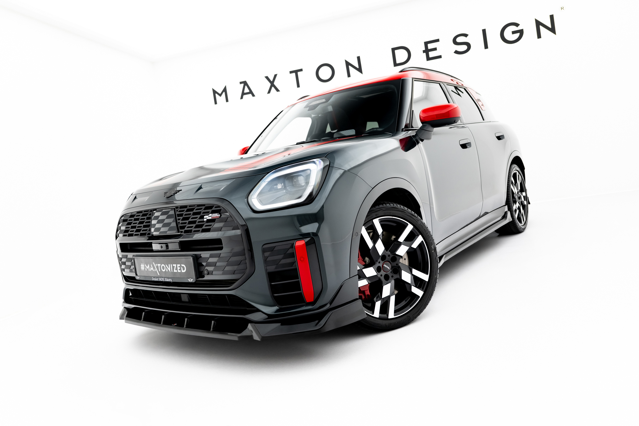 Maxton Design Передний спойлер Mini Countryman JCW U25