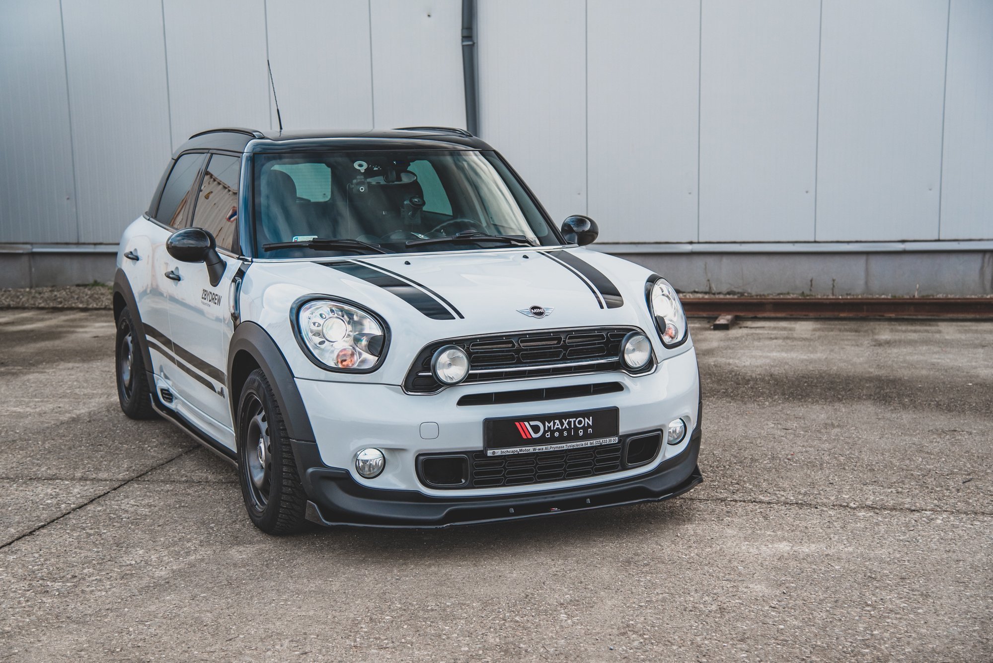 Maxton Design Передний сплиттер Mini Countryman Mk1 JCW